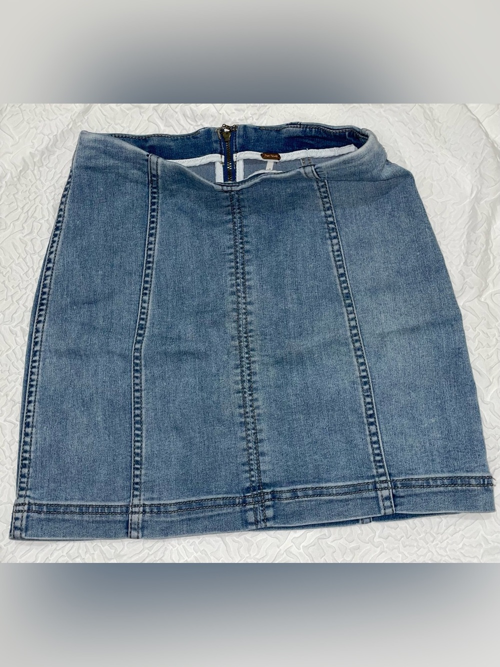 Free People Denim Mini Skirt Size 0